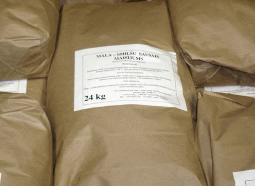 Māla-smilšu sausais maisījums 24 kg